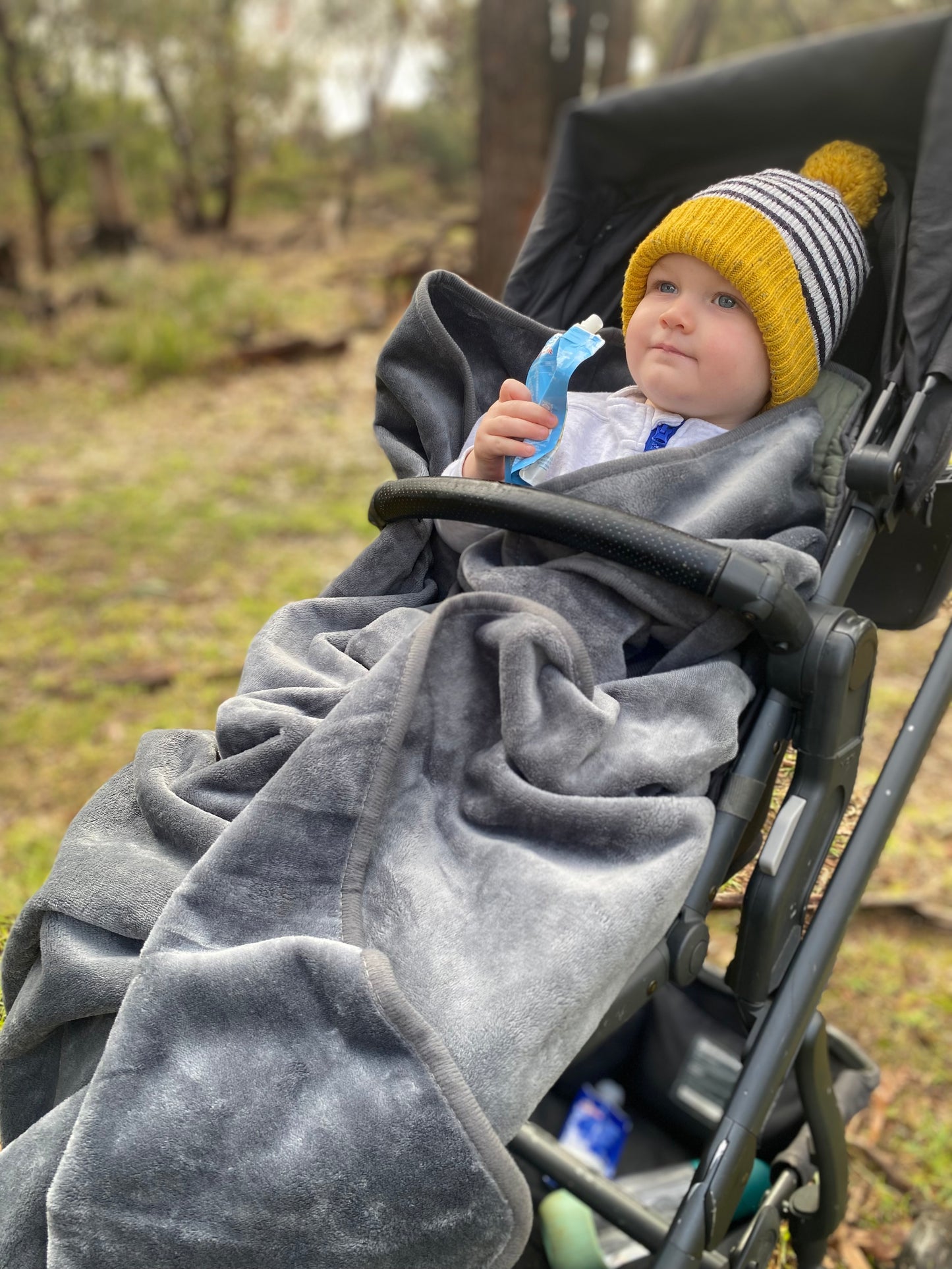 Medium Waterproof Blanket - Stormy Grey