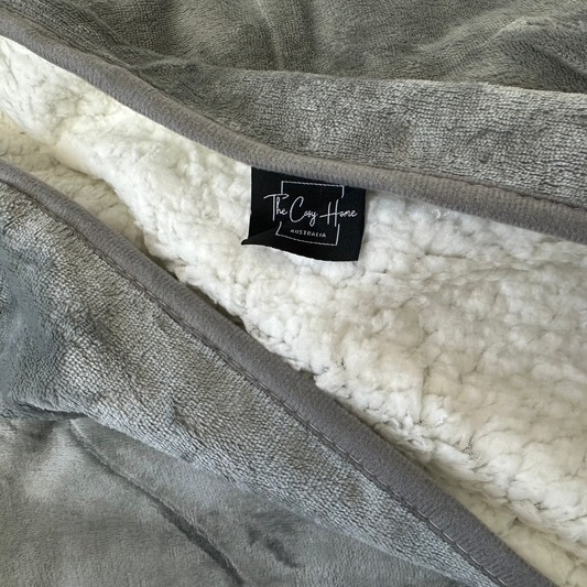 Large Waterproof Blanket - Misty Grey